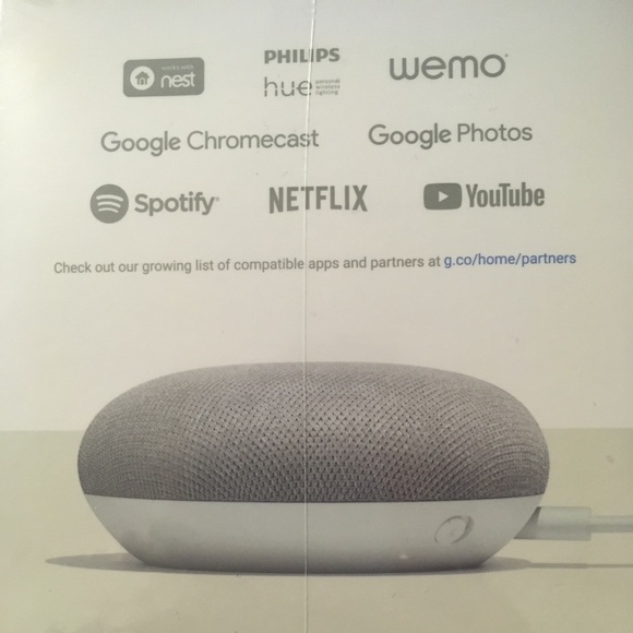 Google home mini smart speaker grey white NEW box - Picture 7 of 7